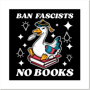 Ban fascists not books Posters and Art